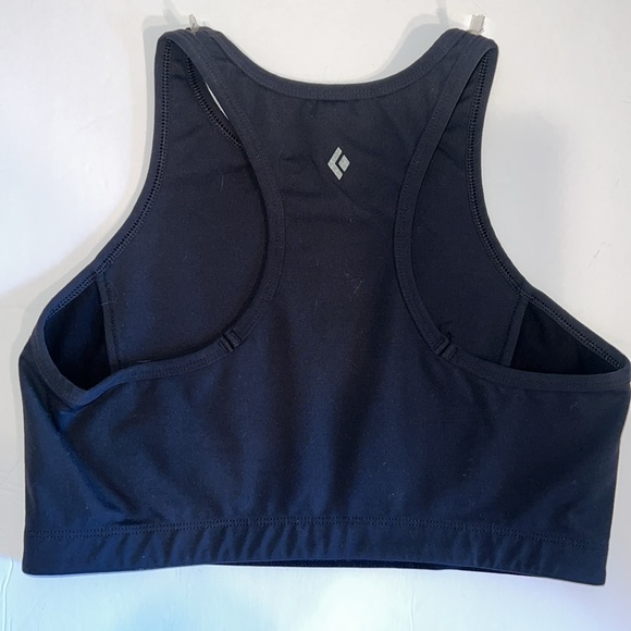 Black Diamond Sports Bra Womens Small Black Athletic Activewear Racerback S - Picture 4 of 7